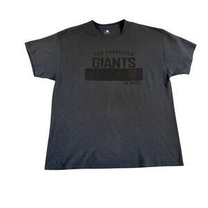 MLB San Francisco Giants T-Shirt Mens XL Charcoal Gray Graphic Tee
